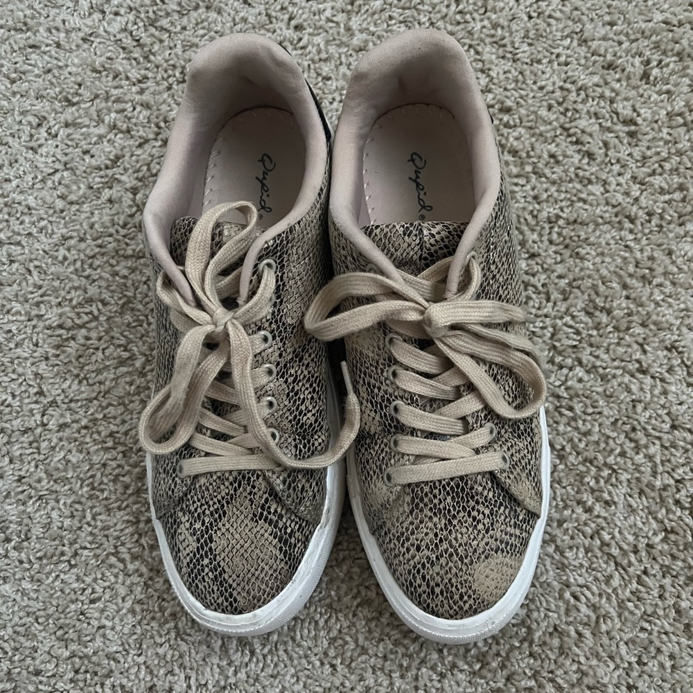 Snakeskin Sneakers